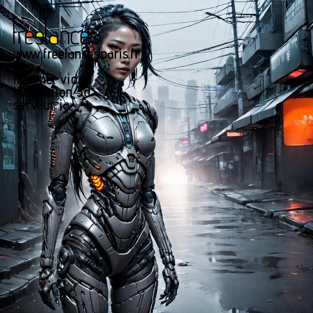 Pao mise en page internet vidéo illustration 3d serveur IA générative AI freelance paris studio de création magazines nd6o4dy0